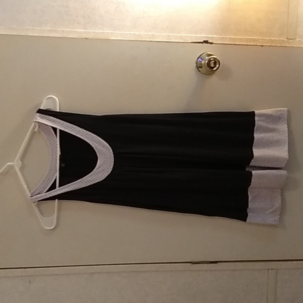 Black and white summer dress